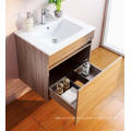 Wall Mounted MDF Melamina Bathroom Vanity Gabinete com Certificado CE